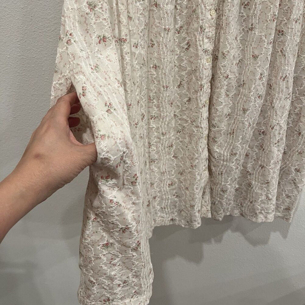 Ralph Lauren Denim & Supply Floral Babydoll Dress Size XL Pockets Cottage Dainty - Picture 4 of 7